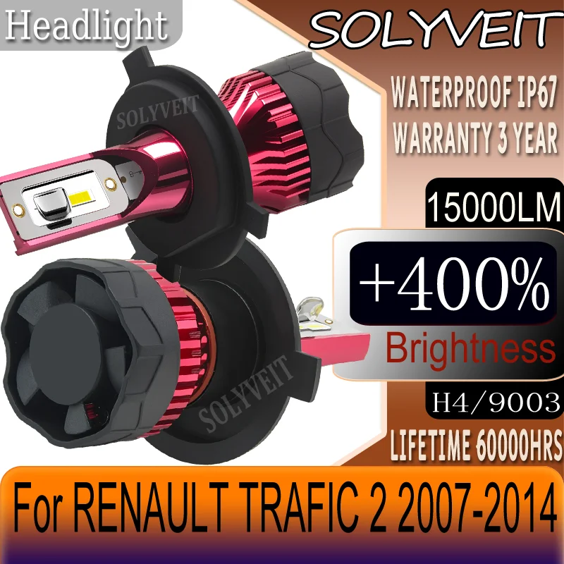 

Brighter Than Halogen 9003 Energy-Saving IP67 Waterproof LED HEADLIGHT For RENAULT TRAFIC 2 2007 2008 2009 2010 2011 2012-2014