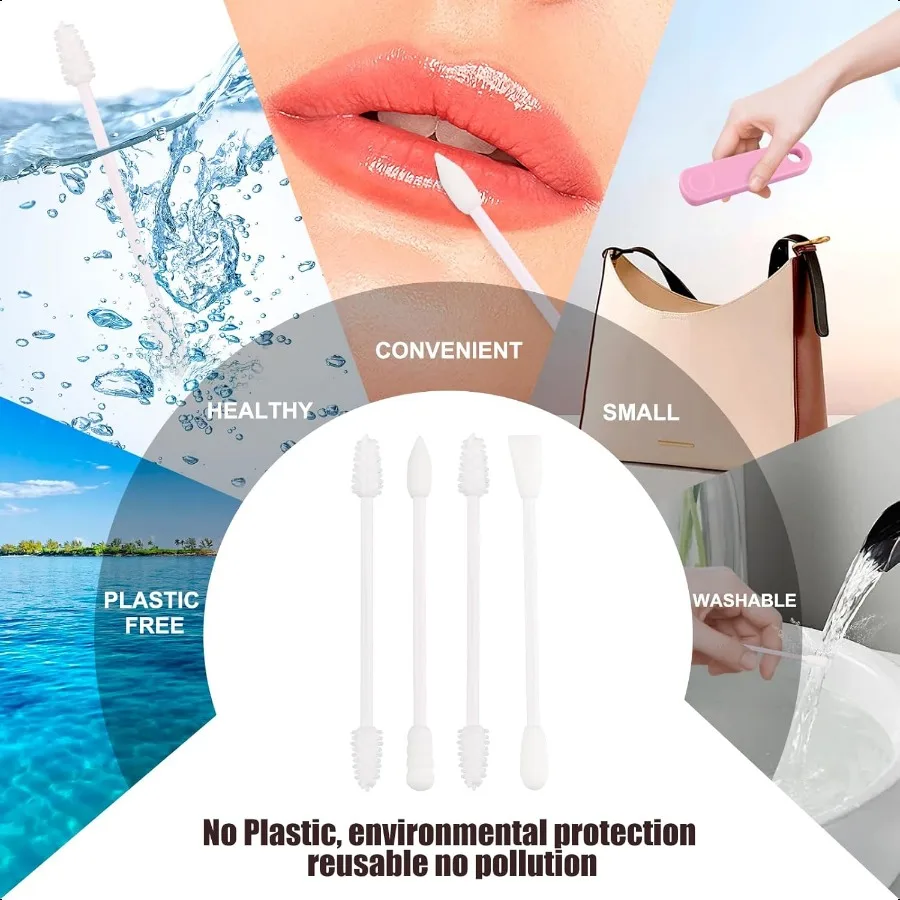 สำลีพันก้านแบบใช้ซ้ำได้สำหรับทำความสะอาดหู ทางเลือกที่ยั่งยืนและถูกสุขอนามัยกว่าสำลีก้านแบบใช้ครั้งเดียว ไม่เป็นขยะและทำความสะอาดง่าย