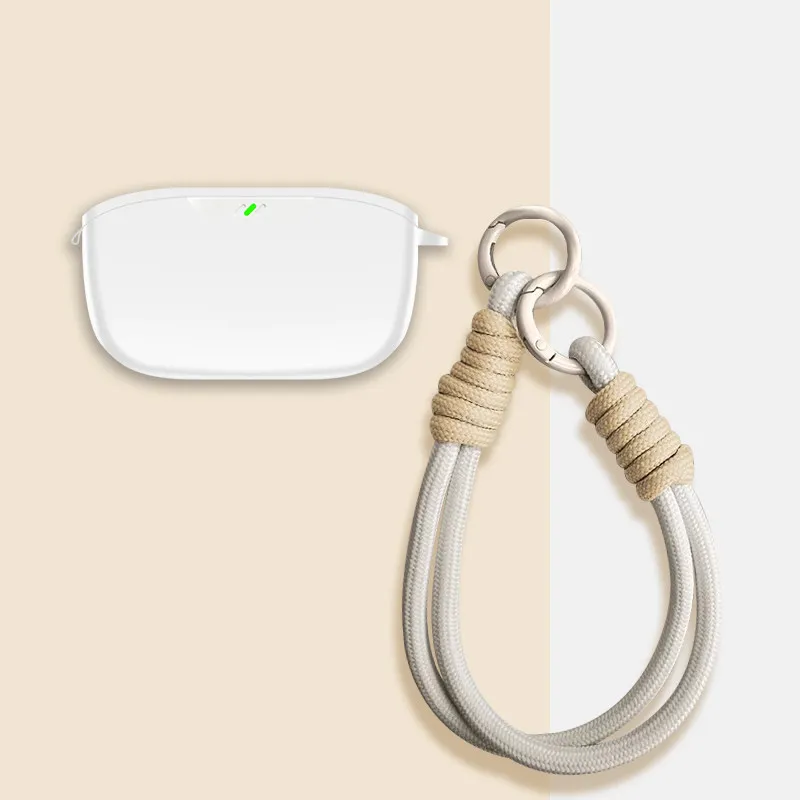 Suitable for JBL Wave Buds/Wave Buds 2/JBL Wave 100 TWS Silicone Bluetooth Earphones with Washable Case and Anti Loss Lanyard