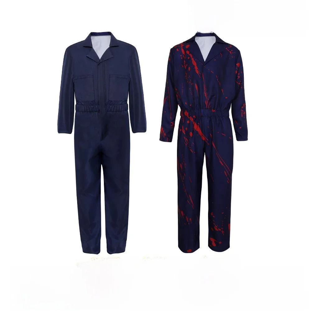 

Хэллоуин Лунный свет, пятнистый кровью, комбинезон Майкла, спецодежда, женский традиционный костюм для выступления на сцене из фильма