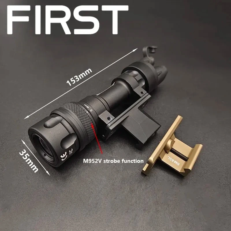 Tactical LED Flashlight M951 M952V 500 Lumens