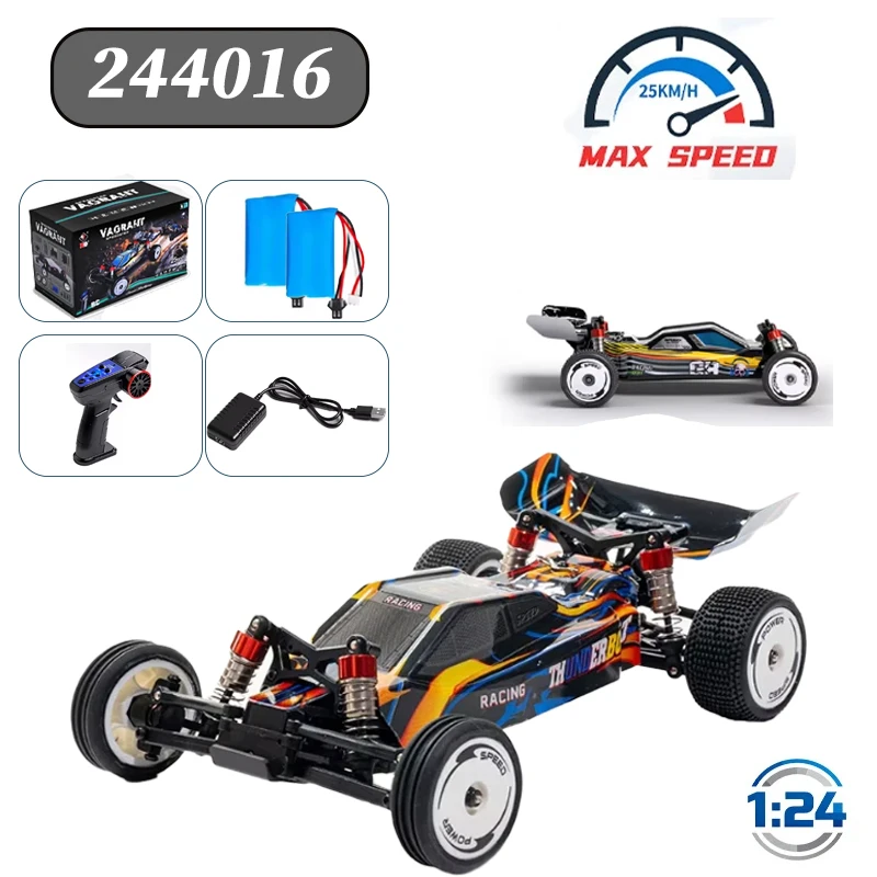 

Высокоскоростная радиоуправляемая гоночная машина WLtoys 244016, 2WD, с пропорциональным управлением, игрушечная машинка в подарок для детей, мальчиков и взрослых