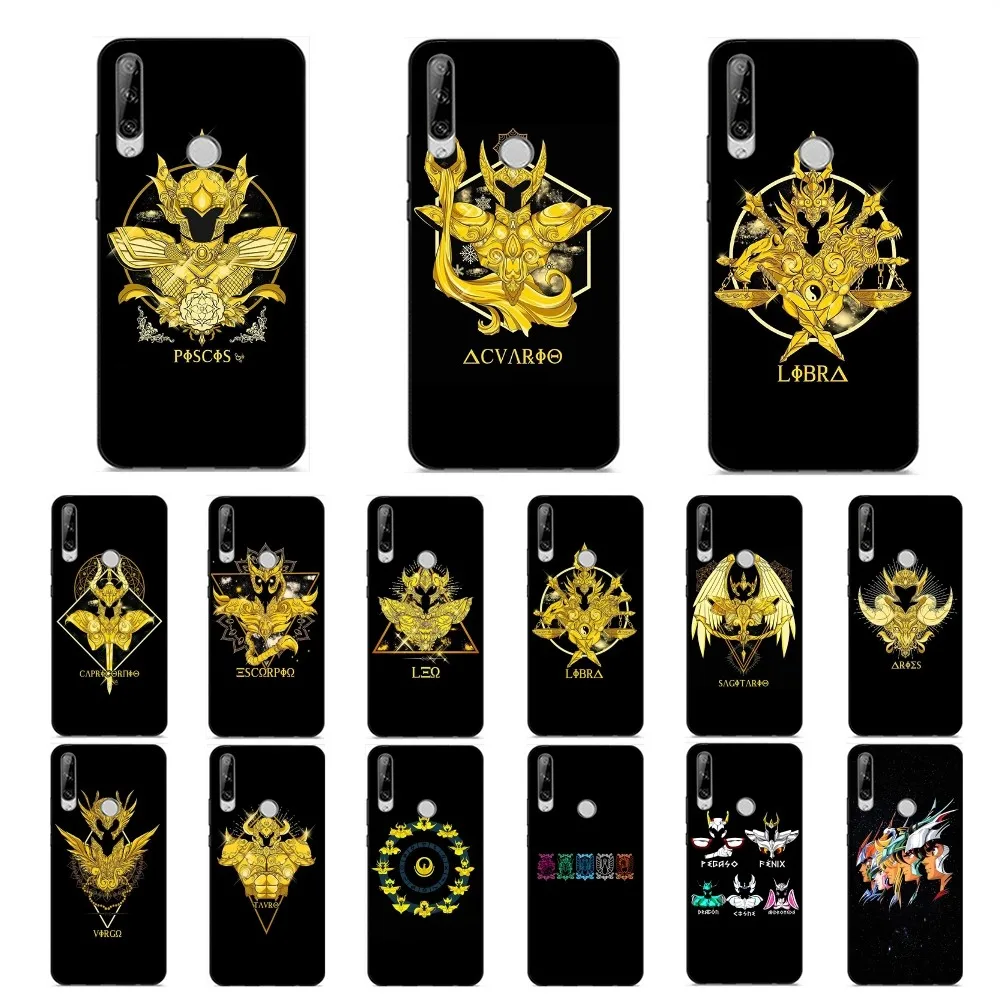 S-Saint S-Seiya Z-Zodiac Logo Phone Case For Huawei Y9 6 7 5 Prime Enjoy 7s 7 8 Plus 7a 9e 9plus 8E Lite Psmart Shell