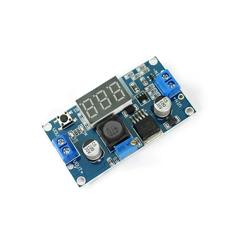 1PCS LM2596 DC DC Step Down Converter Voltage Regulator LED Display Voltmeter 4V-40V To 1.25V-37V Adjustable Power Supply Module