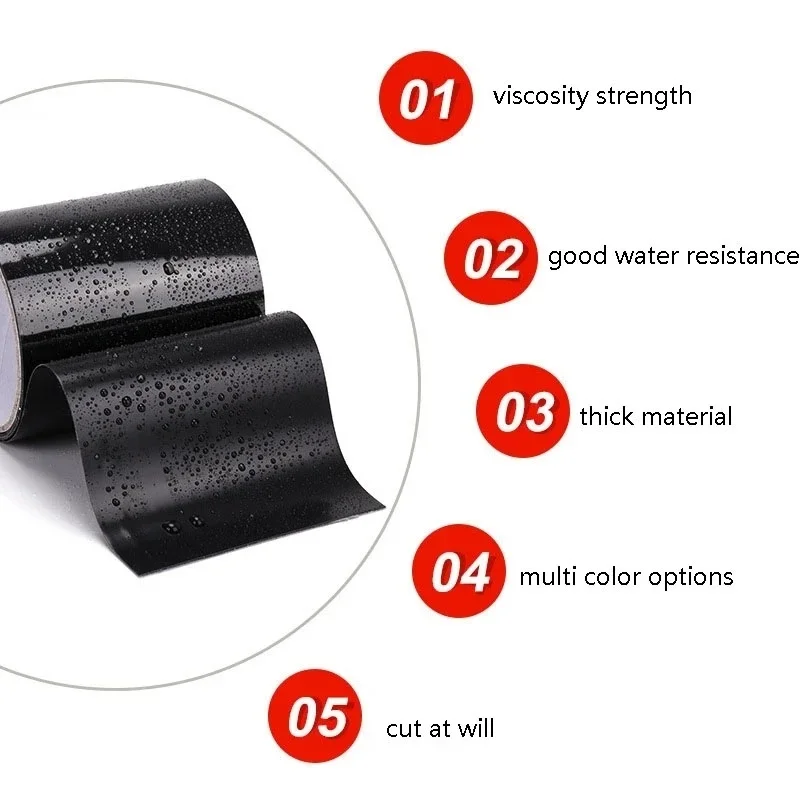 PVC Pipe Patch 10/20/30cm*150CM Super Strong Waterproof Tape Stop Leaks Seal Repair Tapes Performance Self Adhesive fix tape