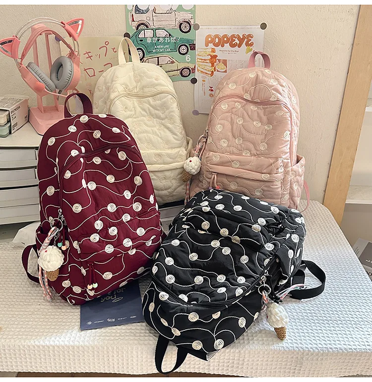 mochila-escolar-para-estudantes-de-bordado-mochila-de-viagem-leve-de-nylon-com-grande-capacidade-pingente-fofo-bolsa-de-ombro-dupla