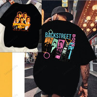 Fashion Backstreet Boys Millennium Tour 2025 Music Unisex Tops Vintage T Shirt Men Women Trend Y2k Short Sleeve T-shirts