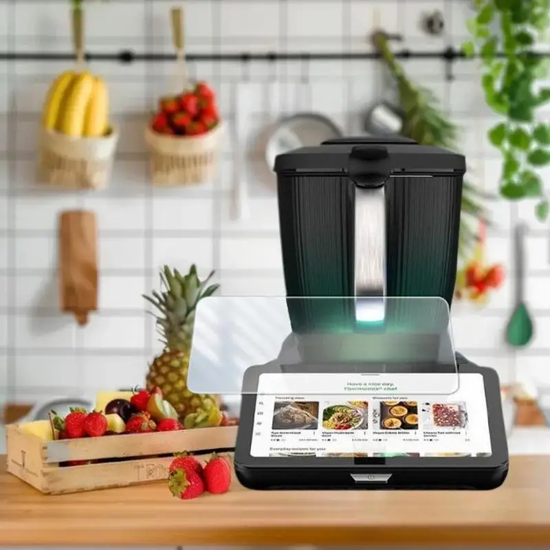 

Новая защитная пленка из закаленного стекла для Thermomix TM7, стекло с высоким содержанием оксида алюминия, защищающее от отпечатков пальцев, прозрачные аксессуары для миксера