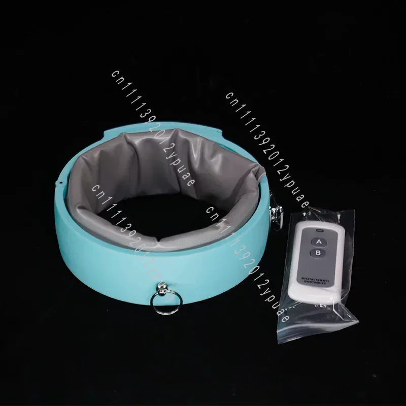 Remote Controlled Compression Massage Inflatable Collar, Flexible Latex Material, Adjustable Pressure Physical Care Accessory