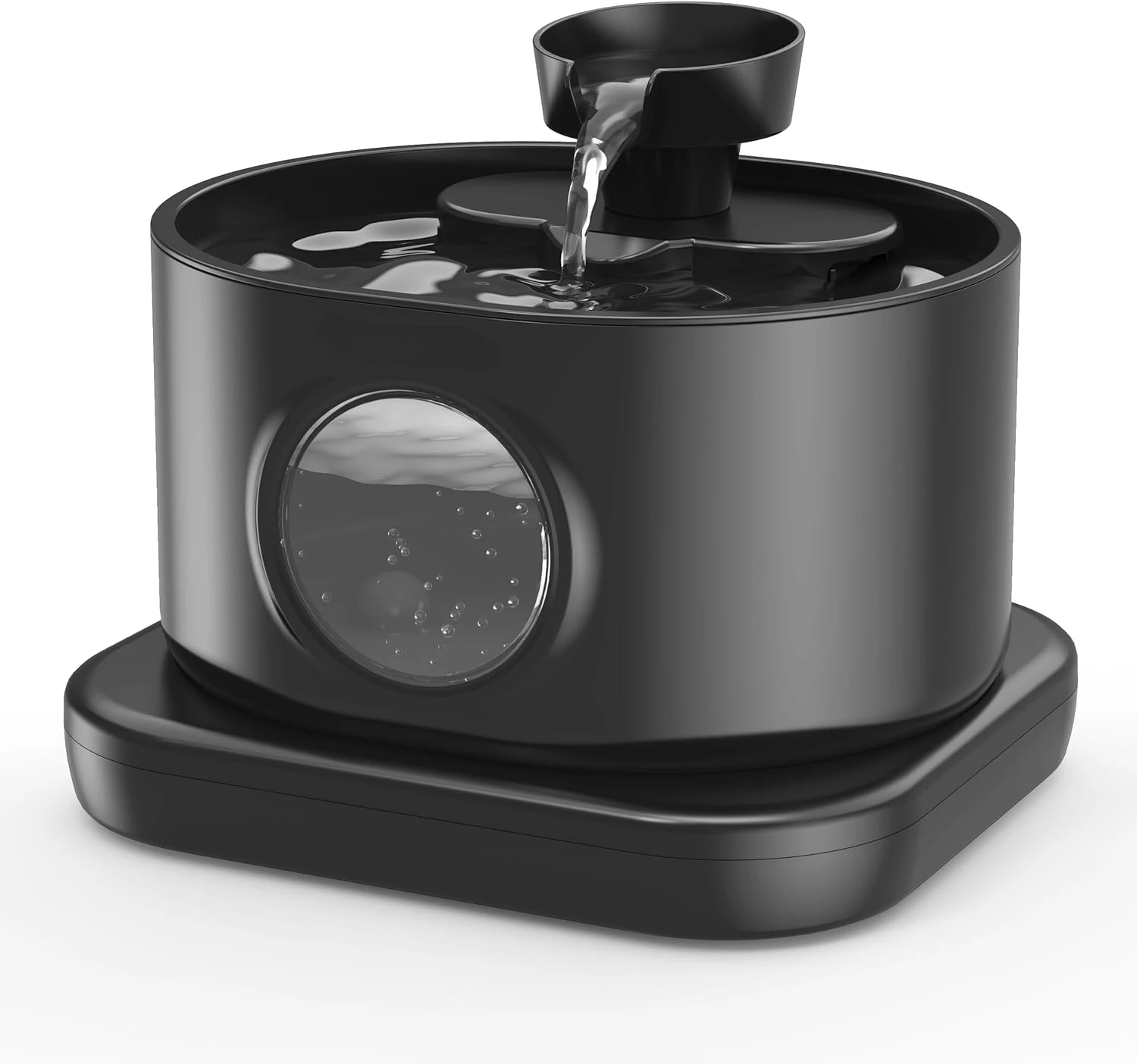 

5200mAh Wireless Sensor Cat Fountain Self-Chargeable 95oz/2.8 Liter Pet Water Dispenser Made of Durable Plastic