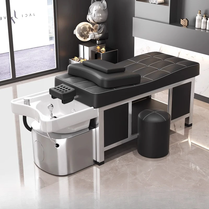 

Luxury Barber Shop Shampoo Chairs Hair Wash Beauty Simplicity Ergonomics Shampoo Chairs Accent Salon Furniture Cadeiŕas Lsxtc
