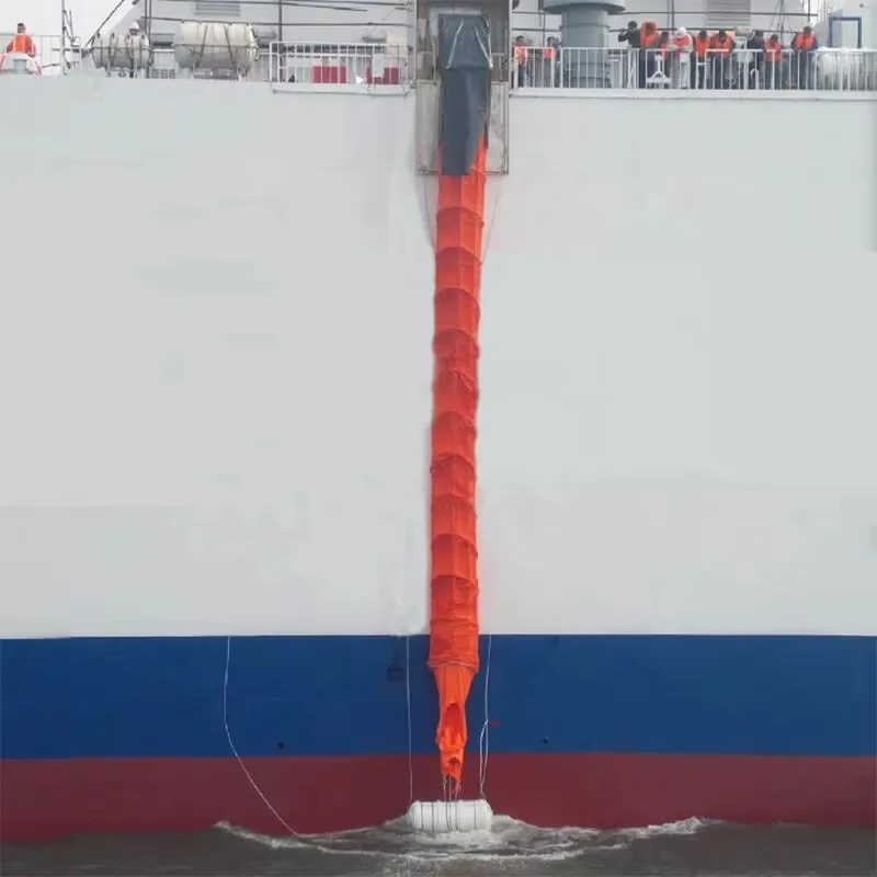 Marine Evacuation System Marine Vessel Vertical Escape Device with Single Chute Customized