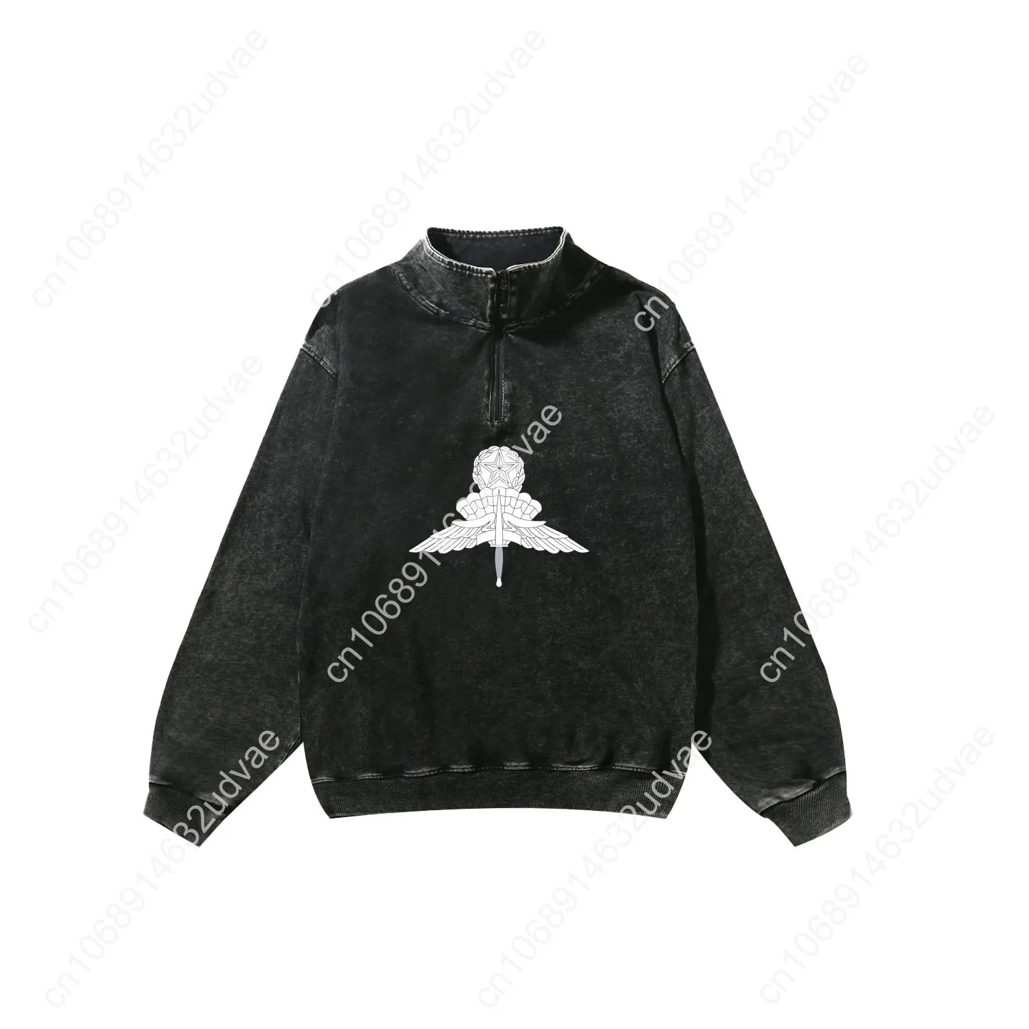 Master Military Freefall Parachutist Abzeichen Retro Sweatshirt Mann Frau Teenager Vintage Pullover Halb Maßgeschneiderte Ärmel T-shirt