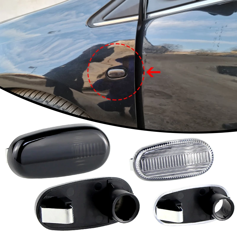 2 Stücke Für Alfa Romeo Mito 955 147 GT 937 Fiat Bravo 2 Seitenmarkierungsleuchten Objektiv Blinker Lampe Shell Links + Rechts Gehäuseabdeckung