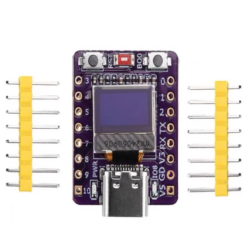 ESP32-C3 placa de desenvolvimento oled antena cerâmica esp32 placa de desenvolvimento wifi bluetooth tela de 0.42 polegadas