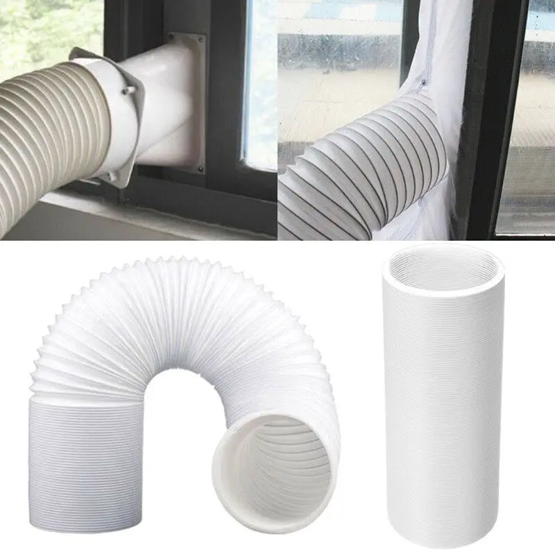 

2m Universal Flexible Air Conditioner Exhaust Hose Vent Tube 13cm Diameter Duct Extension Pipe Portable