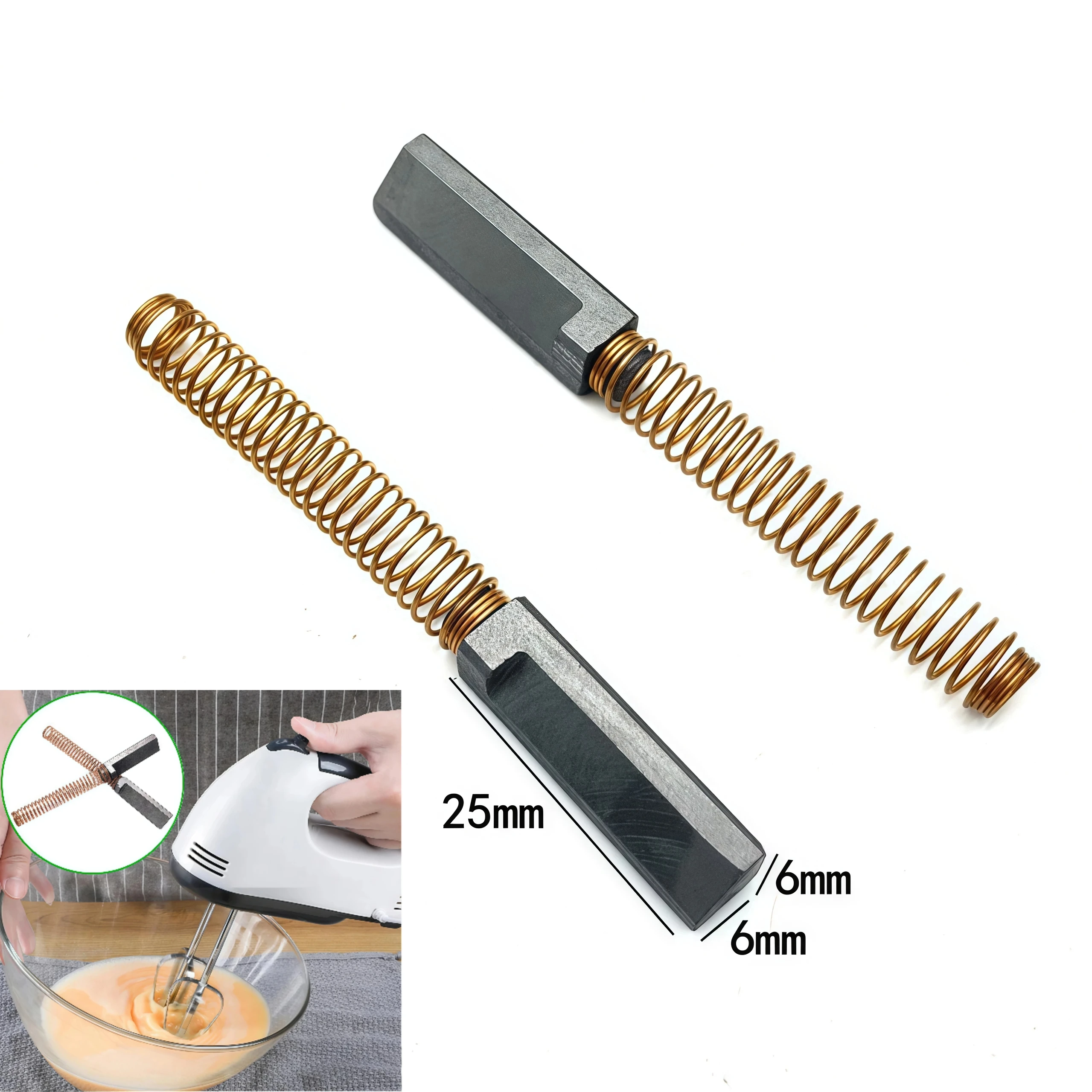 Kitchen Blender Carbon Brush Replacement Part 9706416 Suitable for KitchenAid 5K5SSWHK55K Beater Motor Brush