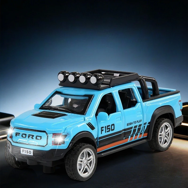 

1:34 Manganese Bird F150 Alloy Car Model Simulation Gladiator Off-Road Vehicle Ornament Children's Toy Gifts Wholesale