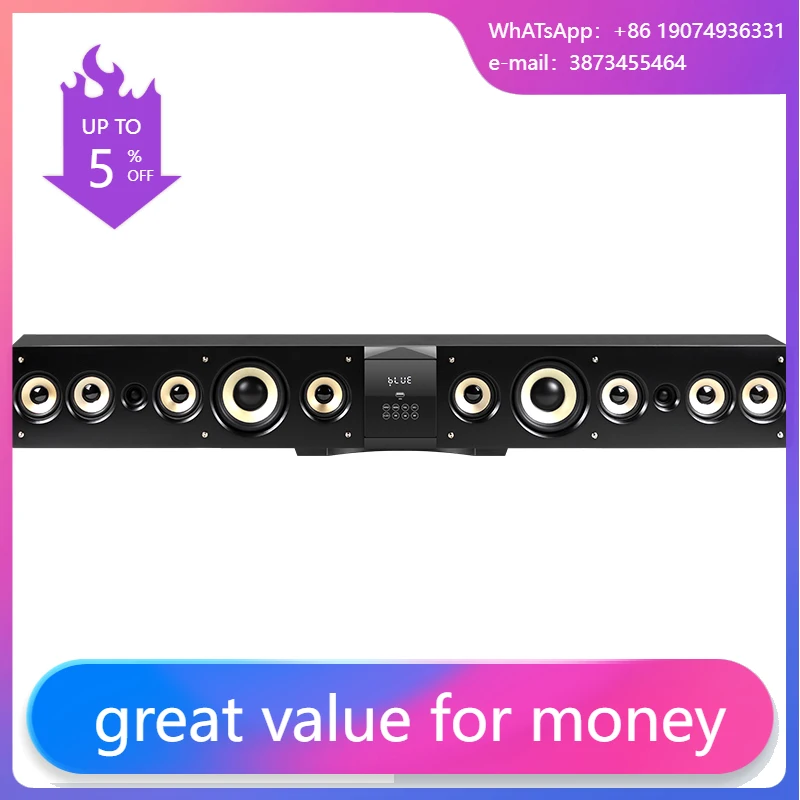 

New Design Surround Sound 5.1ch Home Theater Speaker System Soundbar With Built In Subwoofer IA-6120KTV