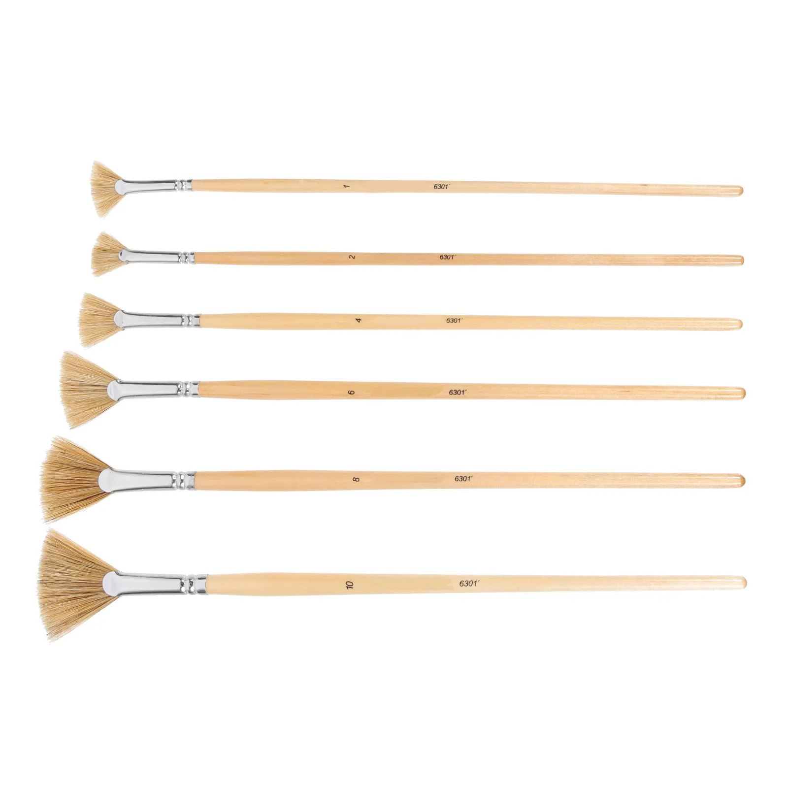 

Набор из 6 кистей для рисования в форме веера, премиум-класса, эргономичный дизайн, для студентов, художников, творчества, DIY, акварели, акрила