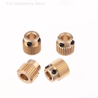 5Pcs Brass Extruder Wheel 26/40 Teeth Drive Gears For Creality CR-10 10S S4 S5 Ender 3 / Pro / V2 3D Printer Parts Accessories