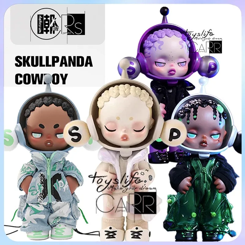

POPMART SKULLPANDA OOTD Limited Edition Collectible of The Denim Movable Action Figures Ayumi Hikari Original Surprised Gift