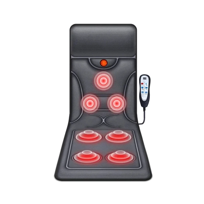 

Portable Comfortable Vibration Massage Mat Full Body Neck Lumbar Back Seat Home Sofa Massage Cushion