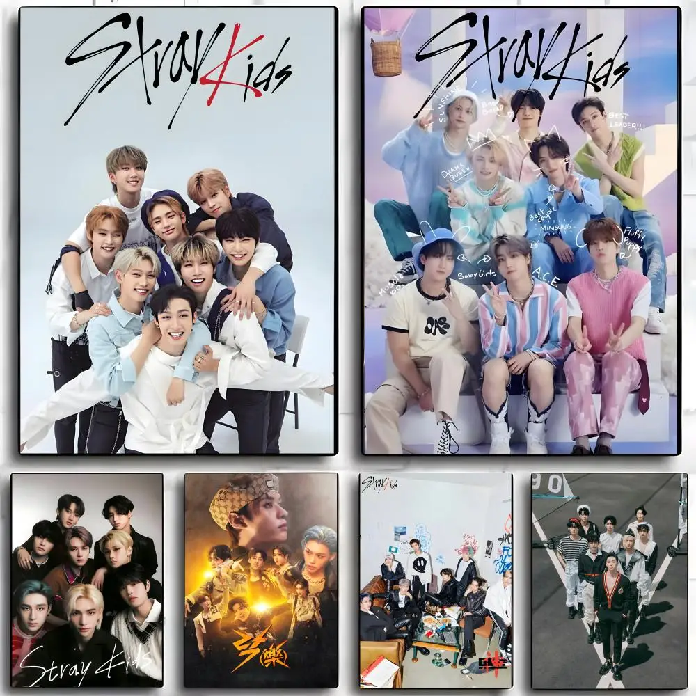Boy Group S-Stray K-Kids-S Poster Wall art print art suitable for living room bedroom bar parlor home decor gift