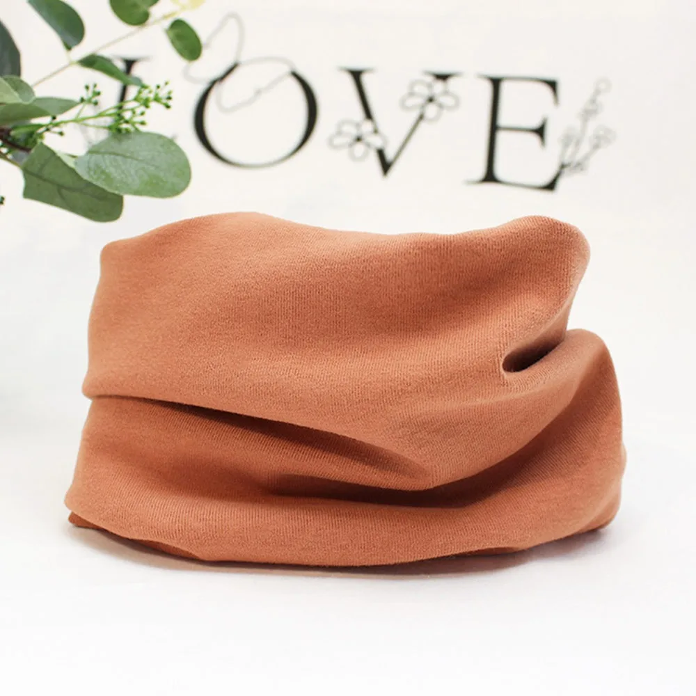 

1-12 Years Old Winter Cotton Kids Winter Scarf Cashmere Cute Knitted Scarves Windproof Elastic Neckerchief for Baby Boys Girls