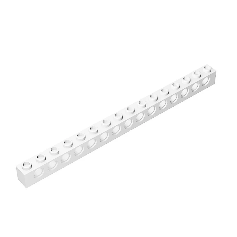 10PCS MOC high compatibility 3703 1x16 perforated building blocks, high-tech bridge and house bricks, DIY children's toys