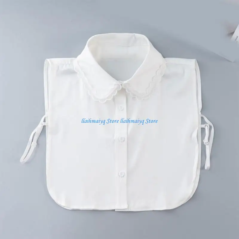 

573B Breathable Comfortable Collar Polyester False Collar Shirt Suitable for Long Wear