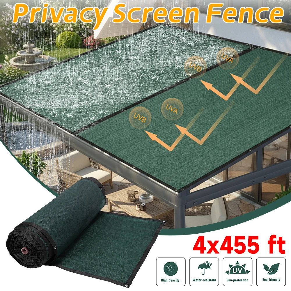 

Сетка для балкона, обеспечивающая конфиденциальность, УФ-стойкая, 90% затенения, дышащая, для беседок, патио, сада, двора, ограждений ﻿