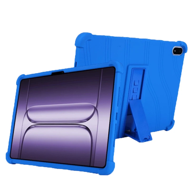 

Tablet Android Case For OnePlus Pad 3 2025 13.2inch / One Plus Pad 2 Pro OPD2401 Shockproof Silicone Soft Back Holder Stand Skin