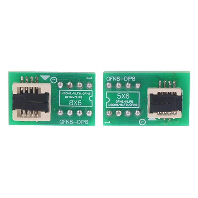 Universally QFN8 DIP8 IC Test Socket Adapter For Programmer 6x5mm 8x6mm Chip 24BB