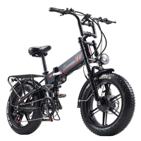 RANDRIDE YX20M Ebike 2000W Dual Motor 48V 20AH Folding Electric Bike Adult 20*4.0\