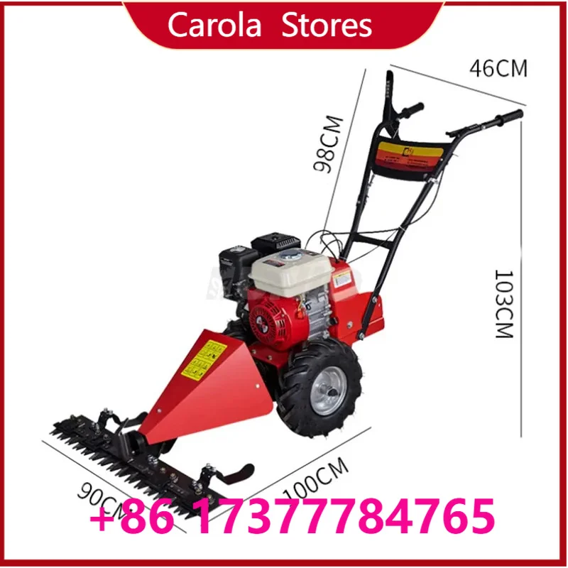 Artificial Grass Cutter W Behind Sickle bar Grass Cutting Mower hine.