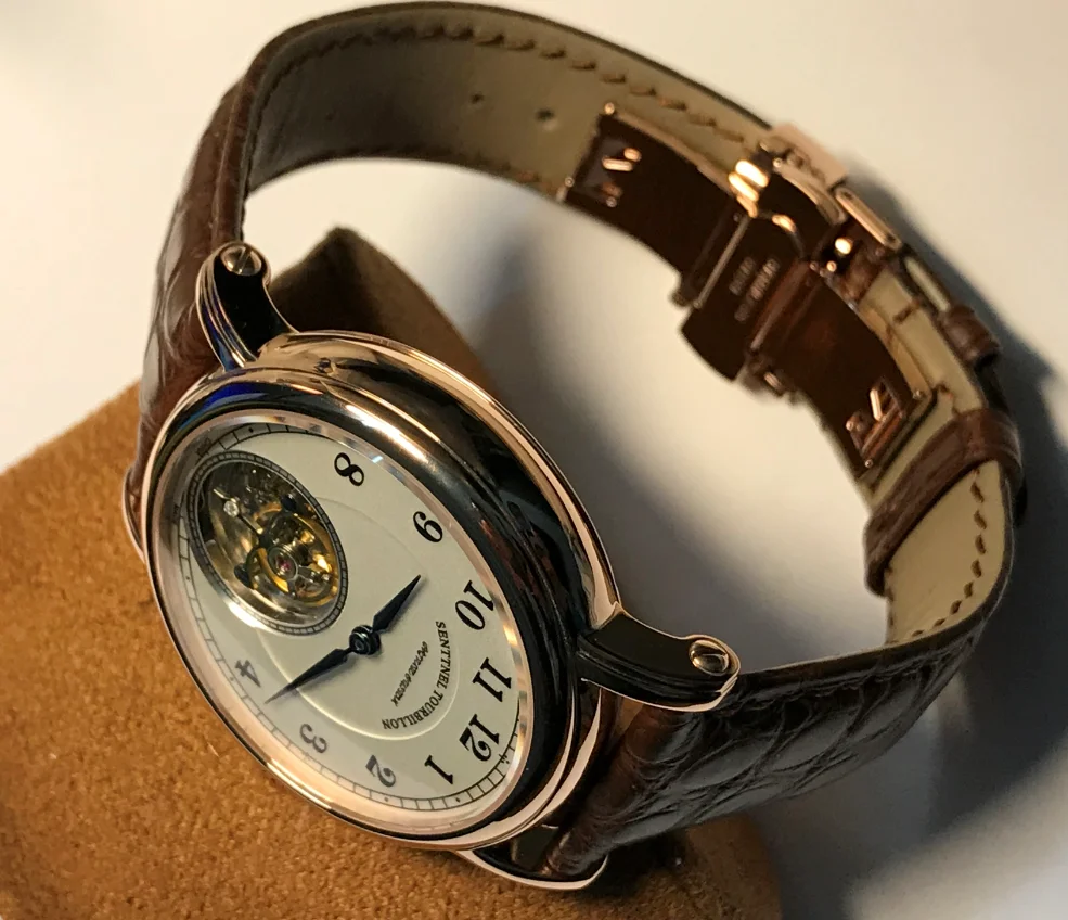 Uhr mit Tourbillon-Uhrwerk 818.900 Uhrwerk. ST800 Tourbillon Uhrwerk Herrenuhr Automatik