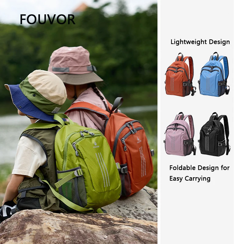 

Рюкзак для родителей и детей Fouvor, несколько цветов, для пешего туризма, спорта, нейлоновые водонепроницаемые школьные сумки, рюкзак с лямками 3057-03