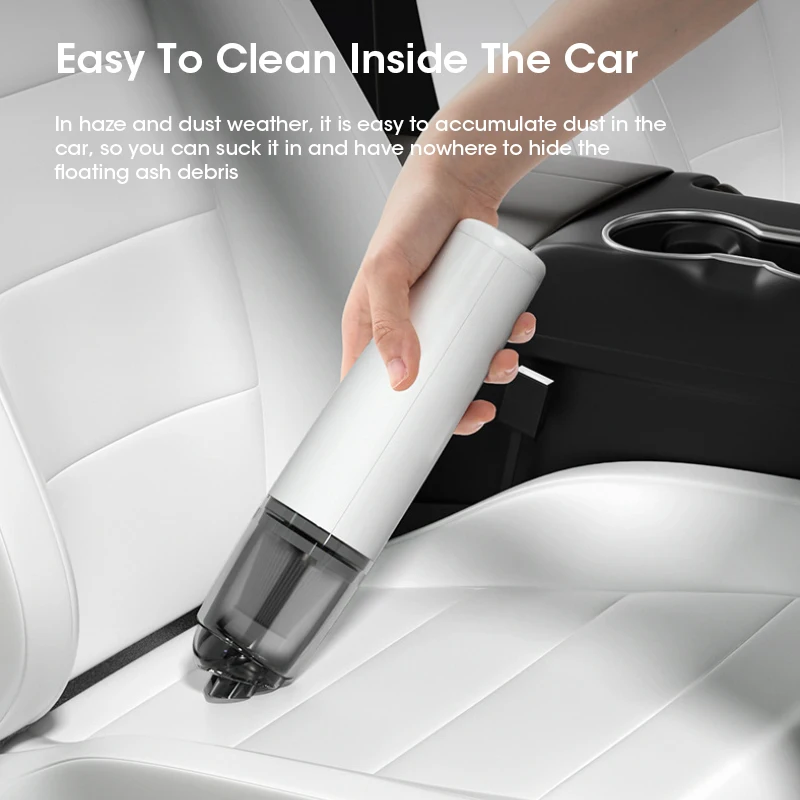 NEW 6000Pa Wireless Mini Portable Handheld Car Vacuum Cleaner Car Home Dual Use Dust Catcher With Brush Head