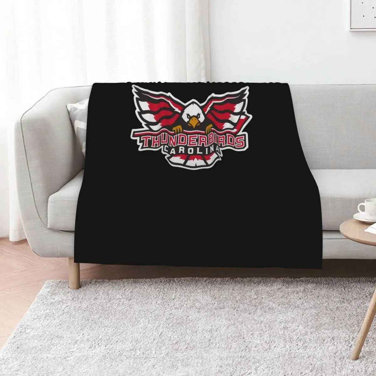 Carolina Thunderbirds Throw Blanket christmas gifts Retros Camping Single Cute Plaid Cute Blankets