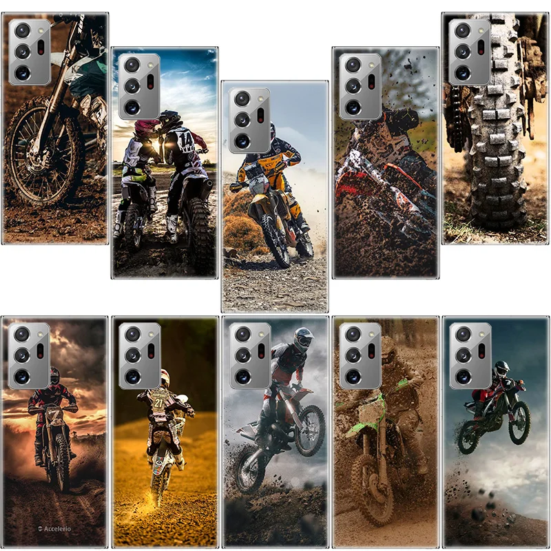 Off Road Motorcycle Adventure Phone Case For Samsung S24 S23 S22 Ultra S21 Plus Galaxy S20 FE S10 Lite S10E S9 S8 S7 S6 Edge Cov