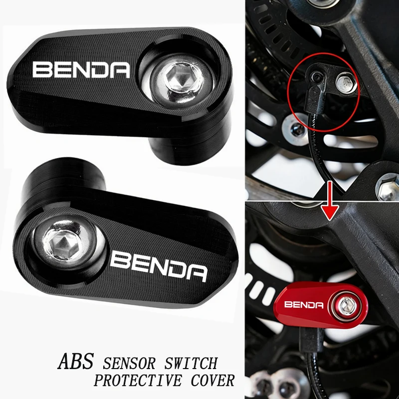 Motorcycle modification ABS sensor protective cover For Benda Chinchilla 300 450 Rock300 LFS700 LFC700 Rock 300 LFS LFC 700