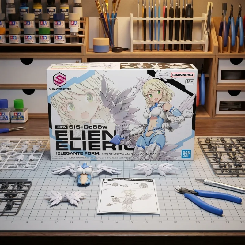 

Bandai 30MS SIS-DC88W Elena-Erica Model Kit Paladin Form Action Figure Anime Girl Assembly Toy for Collectors Best Birthday Gift