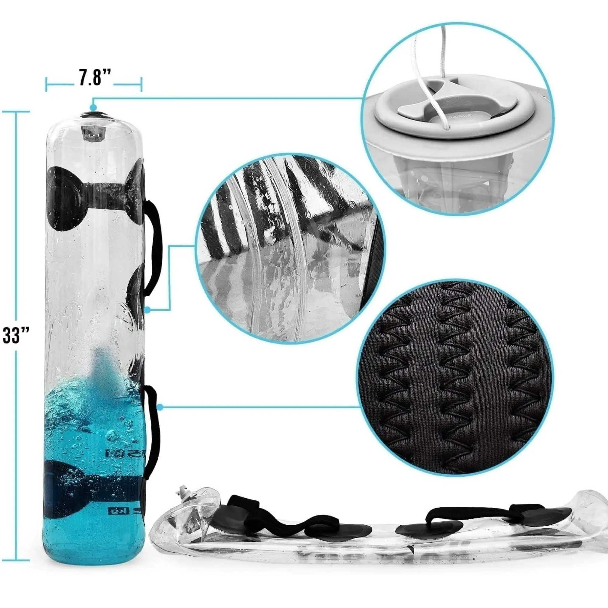 Inflatable Adjustable Portable Fitness Training Equipment Water Aqua Bag Power Ballspromote sales