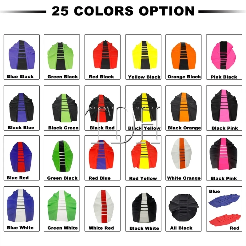 Yellow Gripper Soft Seat Cover for Suzuki DR650 DR-Z400 RM-Z RM DR DR-Z RMZ 125 250 450 650 Yamaha Honda Seat Cushion Pad Shield