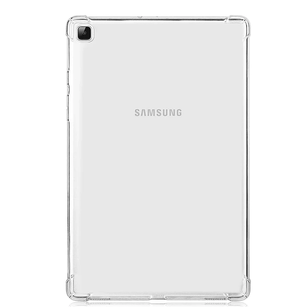 Shockproof Silicone Case For Samsung Galaxy Tab A 10.1 2019 SM-T510 SM-T515 Tablet Case Flexible Clear Transparent Back Cover