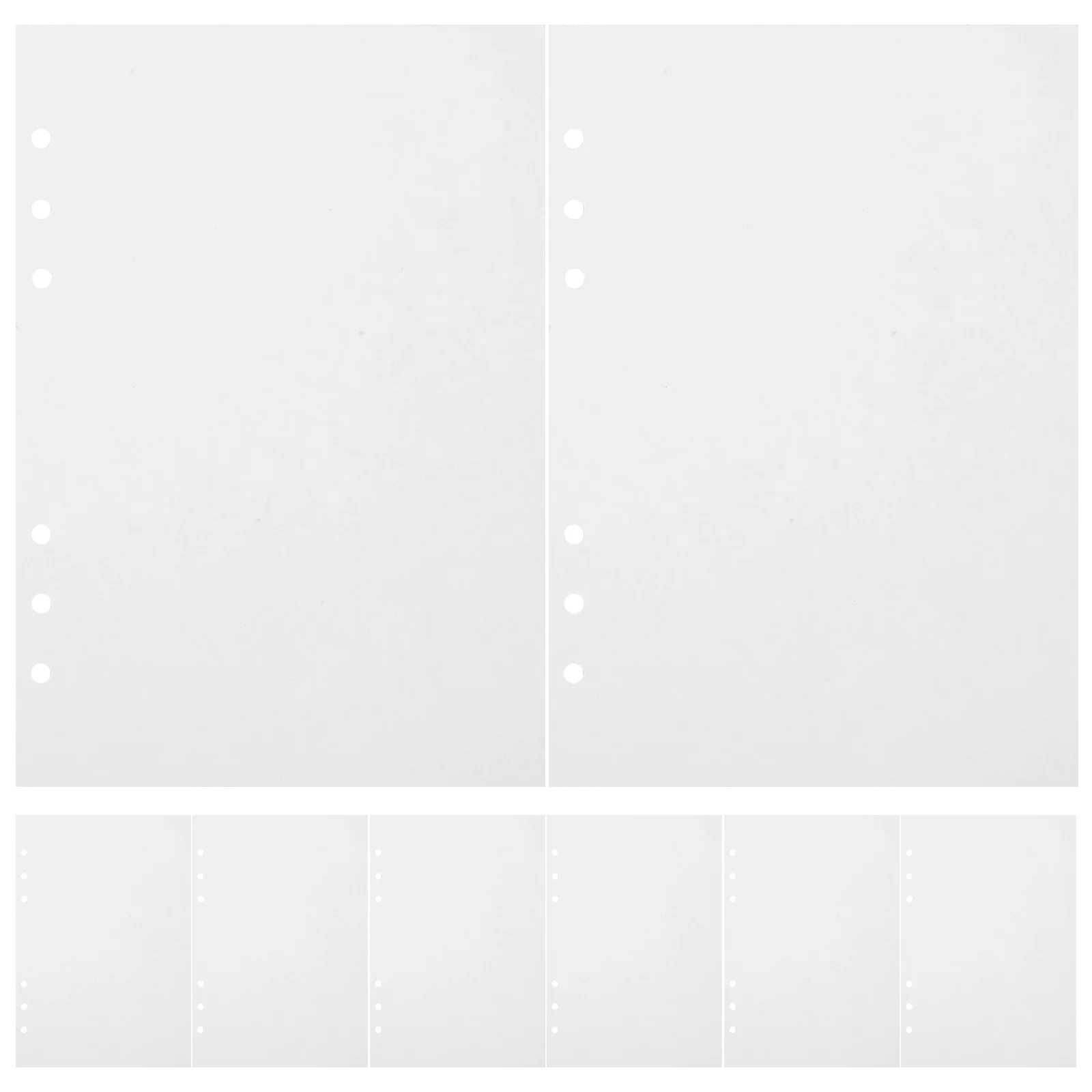 80 ورقة A5 ورق إعادة تعبئة بديل سميك ومسطح ورق داخلي للطلاب مذكرات مكتب السفر مفكرة أوراق فضفاضة #2