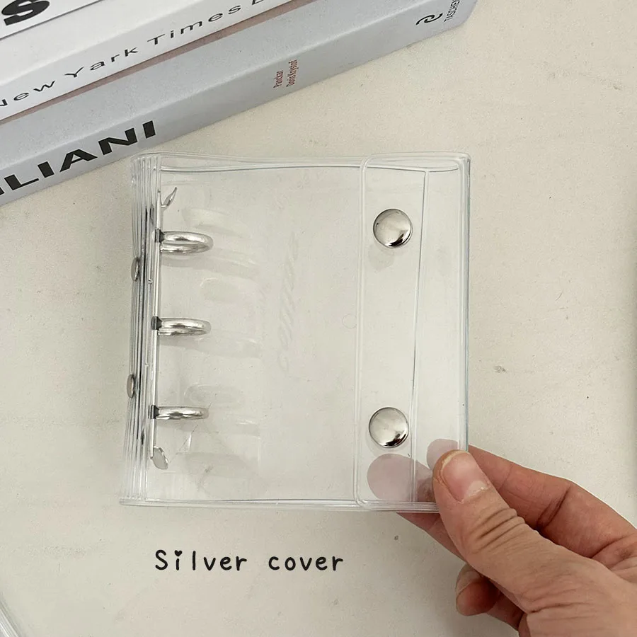 Sharkbang Mini 3 Löcher Macaron Binder Cover, Doppelschnalle DIY Sammelbuch, 20 Stück Hüllen für 3 Zoll Postkarten, Idol Kpop Karten – Detail 14