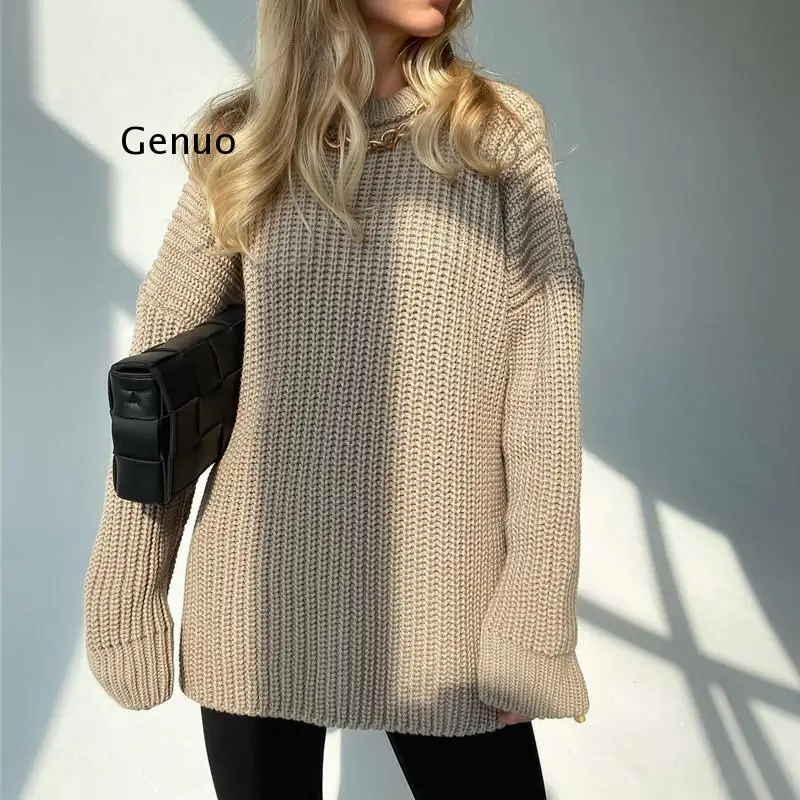 Oversized Sweater Women Turtleneck Jumpers Long Sleeve Winter Thick Pullover Female Loose Casual Knitted Lady Sweaters Knitwear