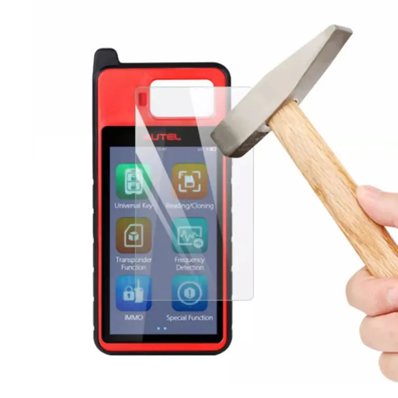 Tempered glass screen protector film For Autel MaxiIM KM100 5.5 inch Key Tool OBD IMMO Key Generation Screen Protective Film